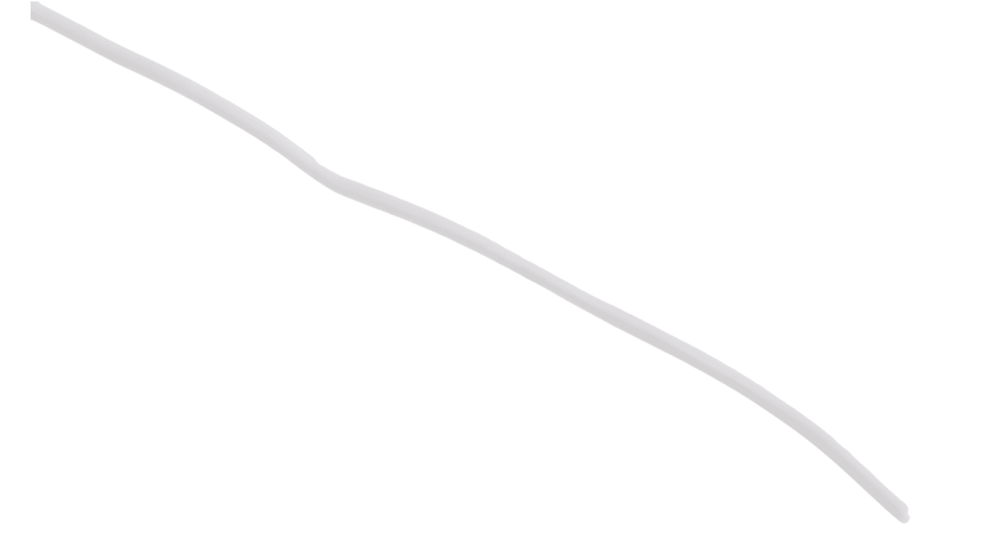 RS PRO White 0.13 mm² Hook Up Wire, 26 AWG, 19/0.1 mm, 100m, PTFE Insulation