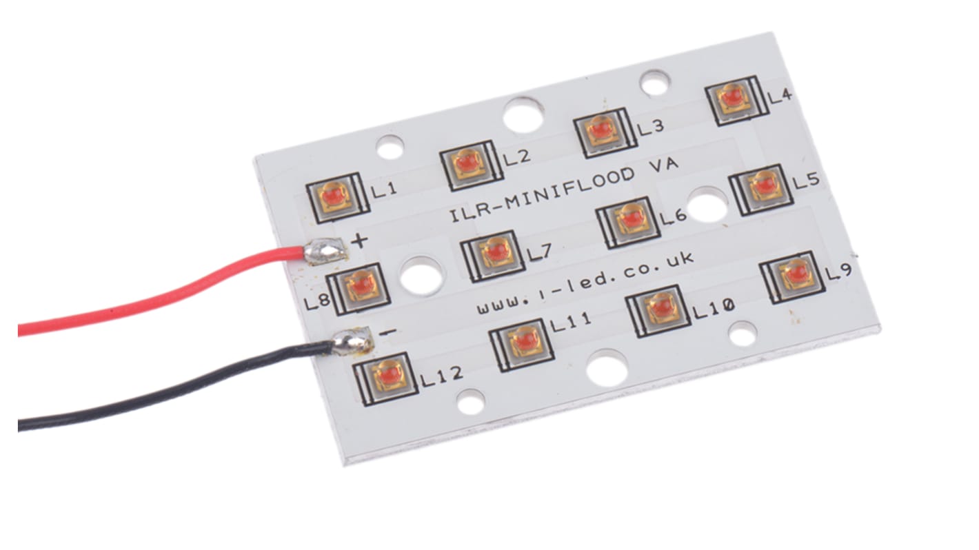 Intelligent LED Solutions LEDテープライト 赤 22 → 31.2V, ILR-ON12-RED1-SC211-WIR200.