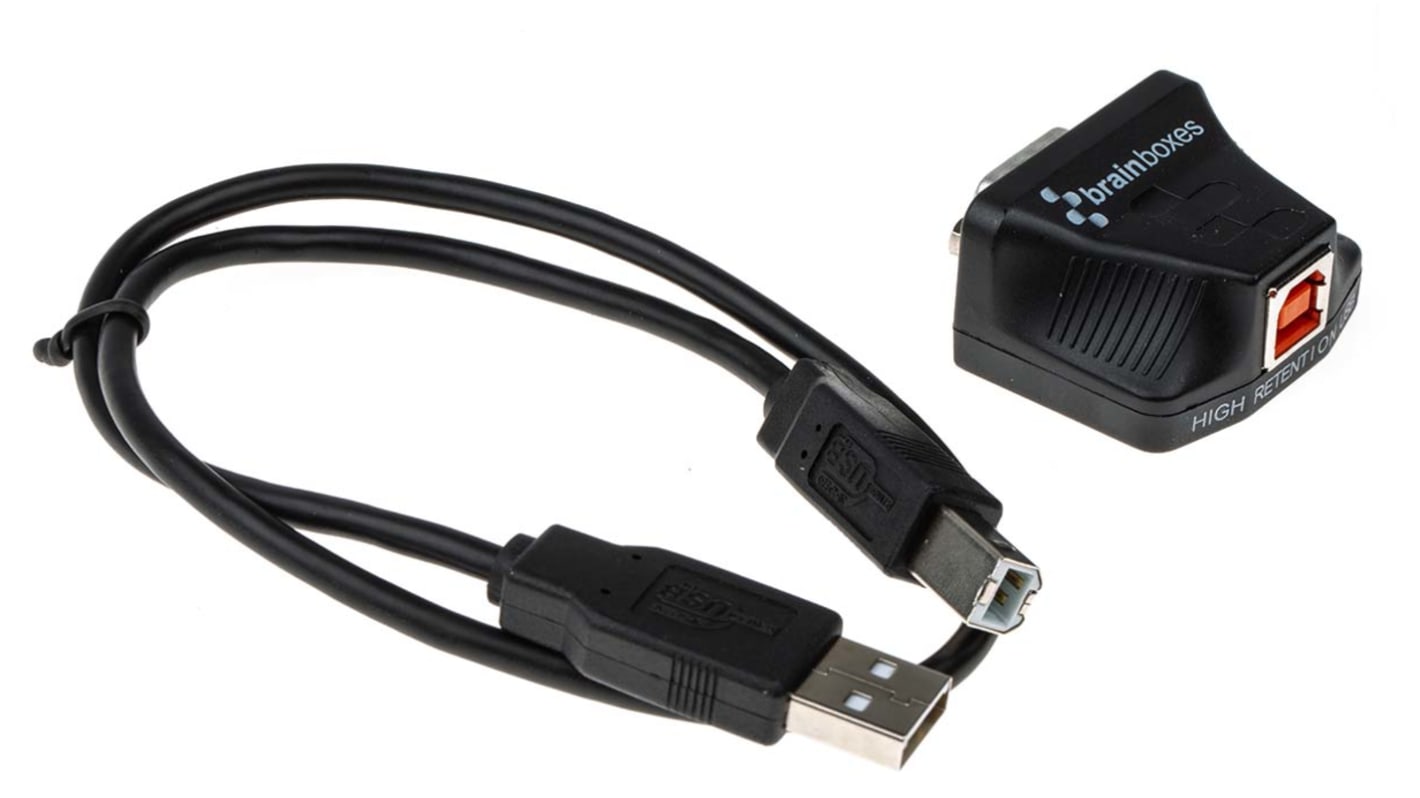 Brainboxes インターフェースコンバータ コネクタA:USB B /B:DB-9 US-235