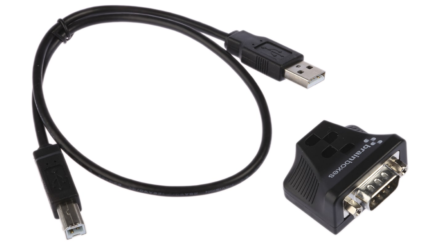 Convertisseur de signal Brainboxes, USB A vers DB-9