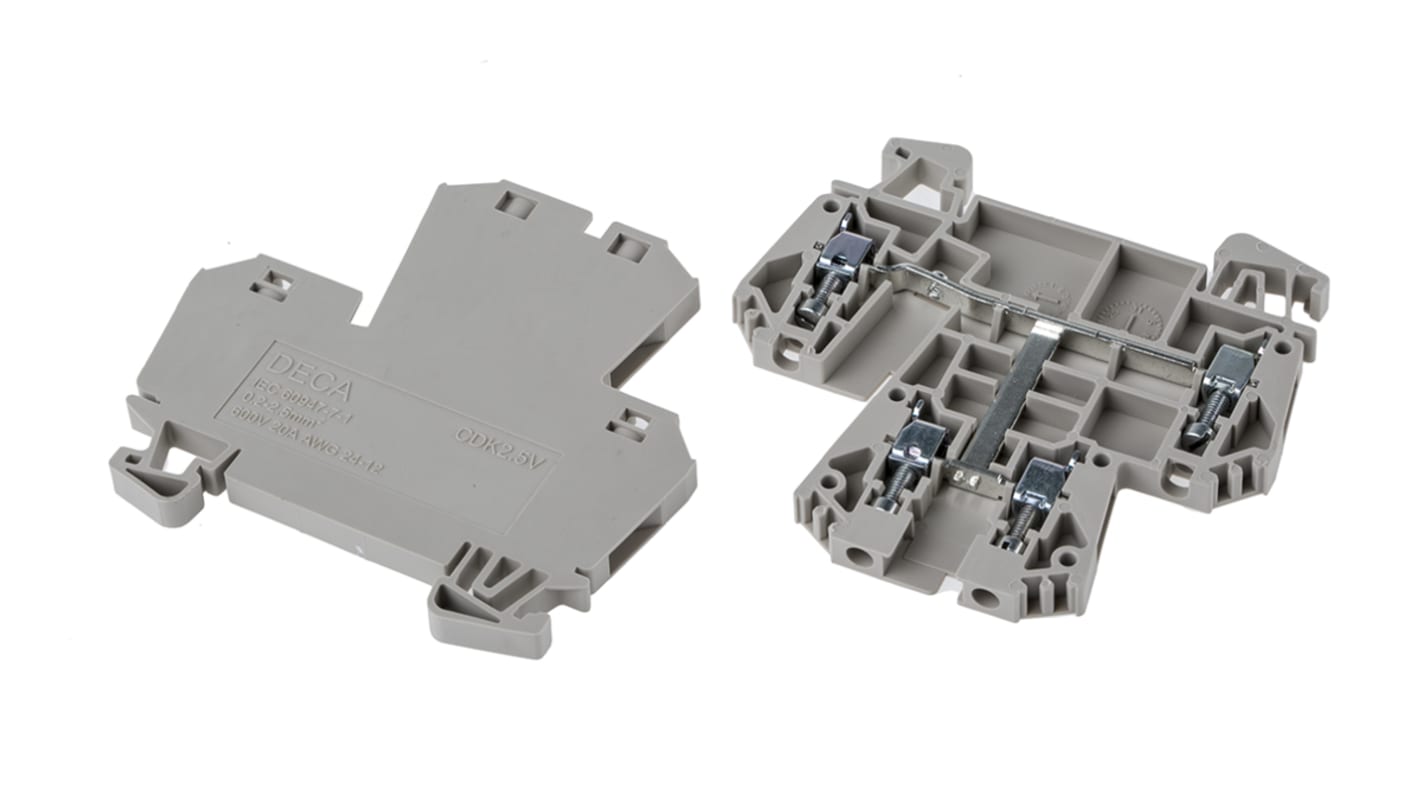 RS PRO Double Level Terminal Block, 2.5mm², Double-Level, Screw Termination