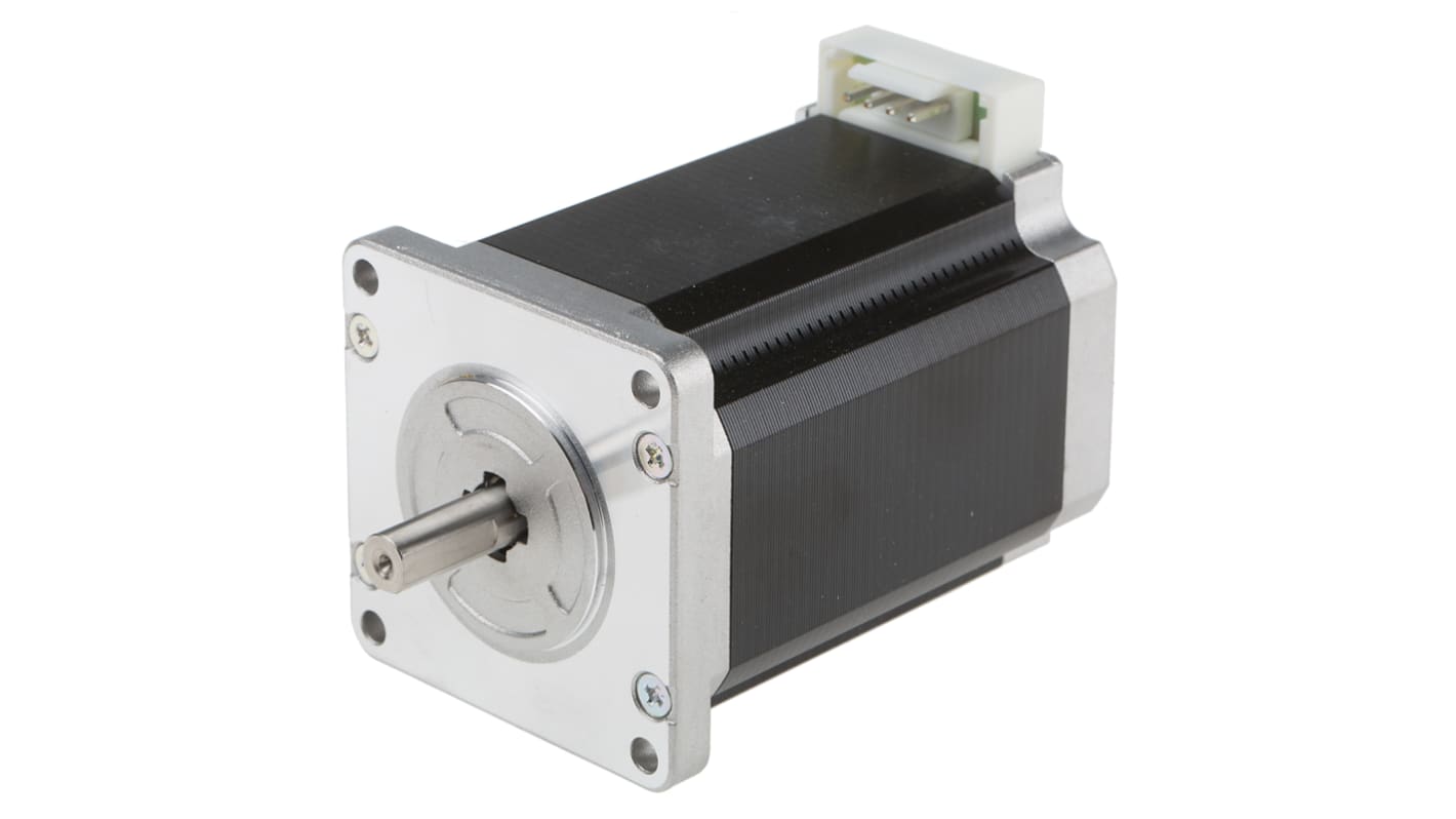 Sanyo Denki SANMOTION 103H7 Series Hybrid, Single Shaft Stepper Motor, 2.7Nm Torque, 24 V, 1.8°, 60 x 60mm Frame, 8mm