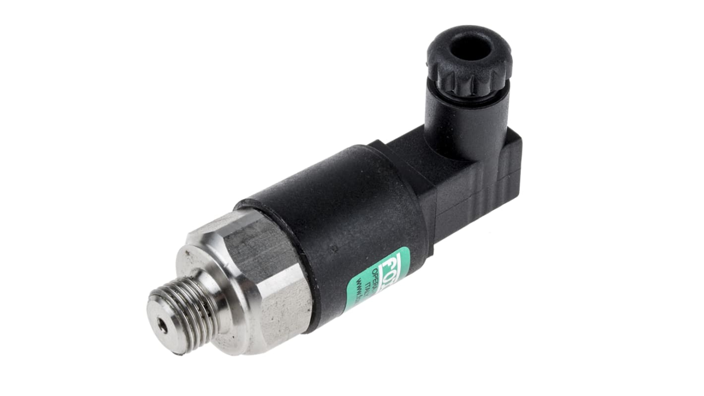 RS PRO Pressostat, Tilslutning: 1/4" BSP han, 0.2bar til 2,5 bar