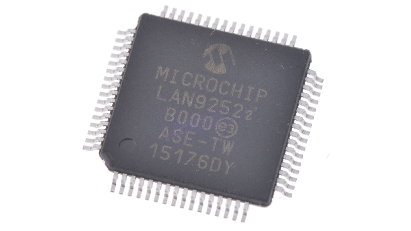 Microchip 100BaseTX, 10BaseT Ethernet-Controller, Hostbus MDI, MDIX, MII, RMII Voll-Duplex, Halb-Duplex 100Mbit/s