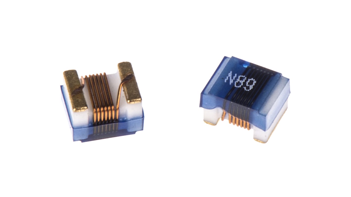 Wurth, WE-KI, 1008A Shielded Wire-wound SMD Inductor with a Ceramic Core, 0.068 μH ±5% Wire-Wound 1A Idc Q:60