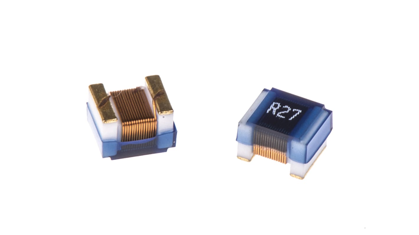 Wurth, WE-KI, 1008A Shielded Wire-wound SMD Inductor with a Ceramic Core, 270 nH ±5% Wire-Wound 600mA Idc Q:45