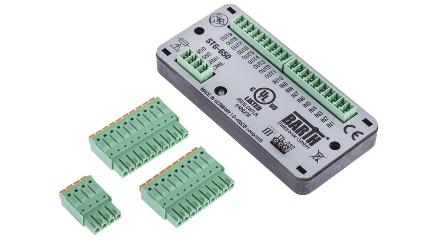 BARTH Lococube Mini-SPS SPS E/A-Modul, 10 Eing. Digital Ausg.Typ Analog, digital Eing.Typ für STG-650 7 → 32 V dc