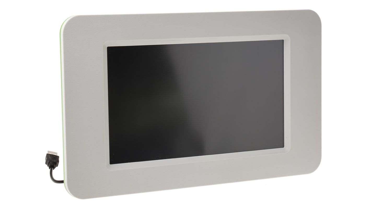 Industrial Shields 10,1 tommer TFT Touchscreen HMI, Touchberry PI, 1366 x 768pixels, 325,5 x 95 x 195,6 mm