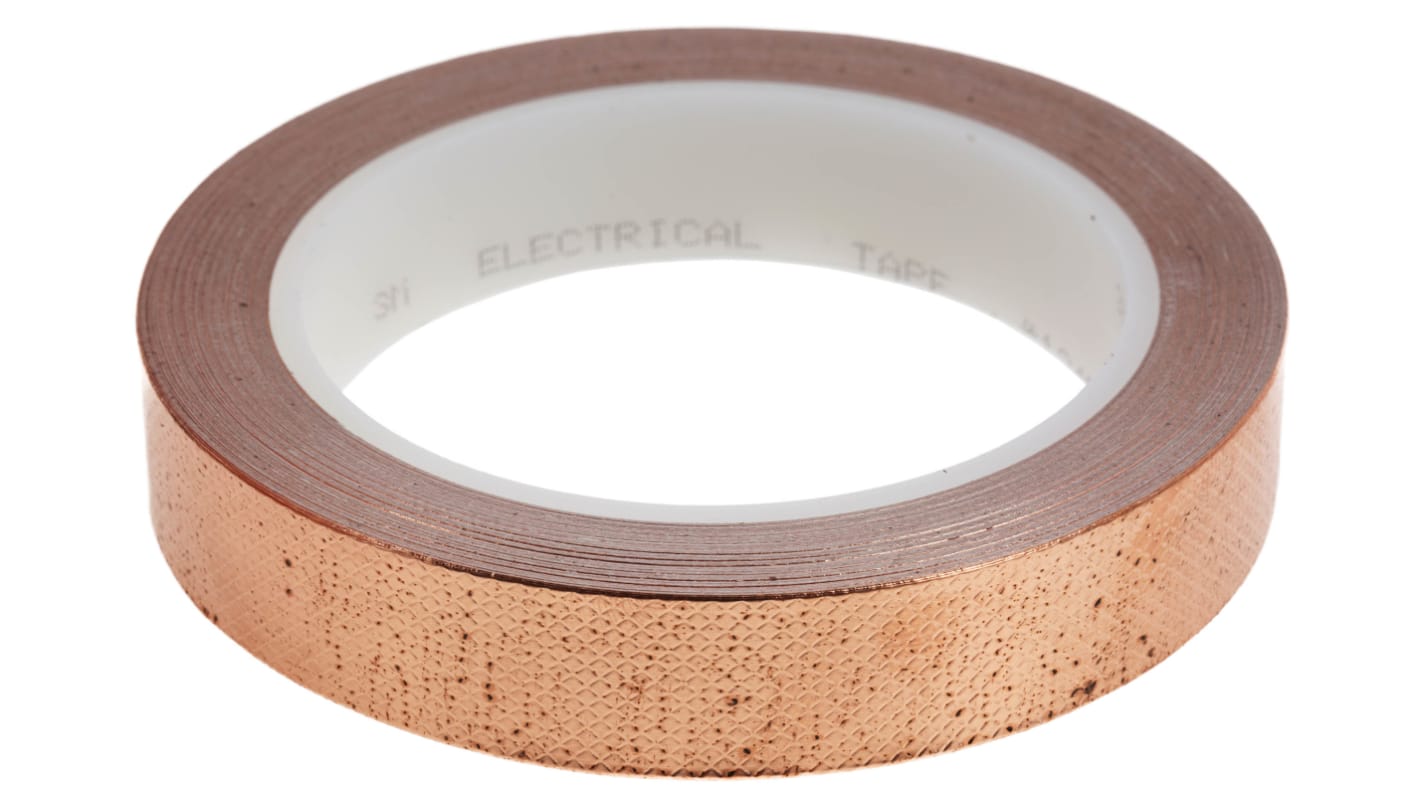 3M 1245 Conductive Metallic Tape, 25mm x 16m