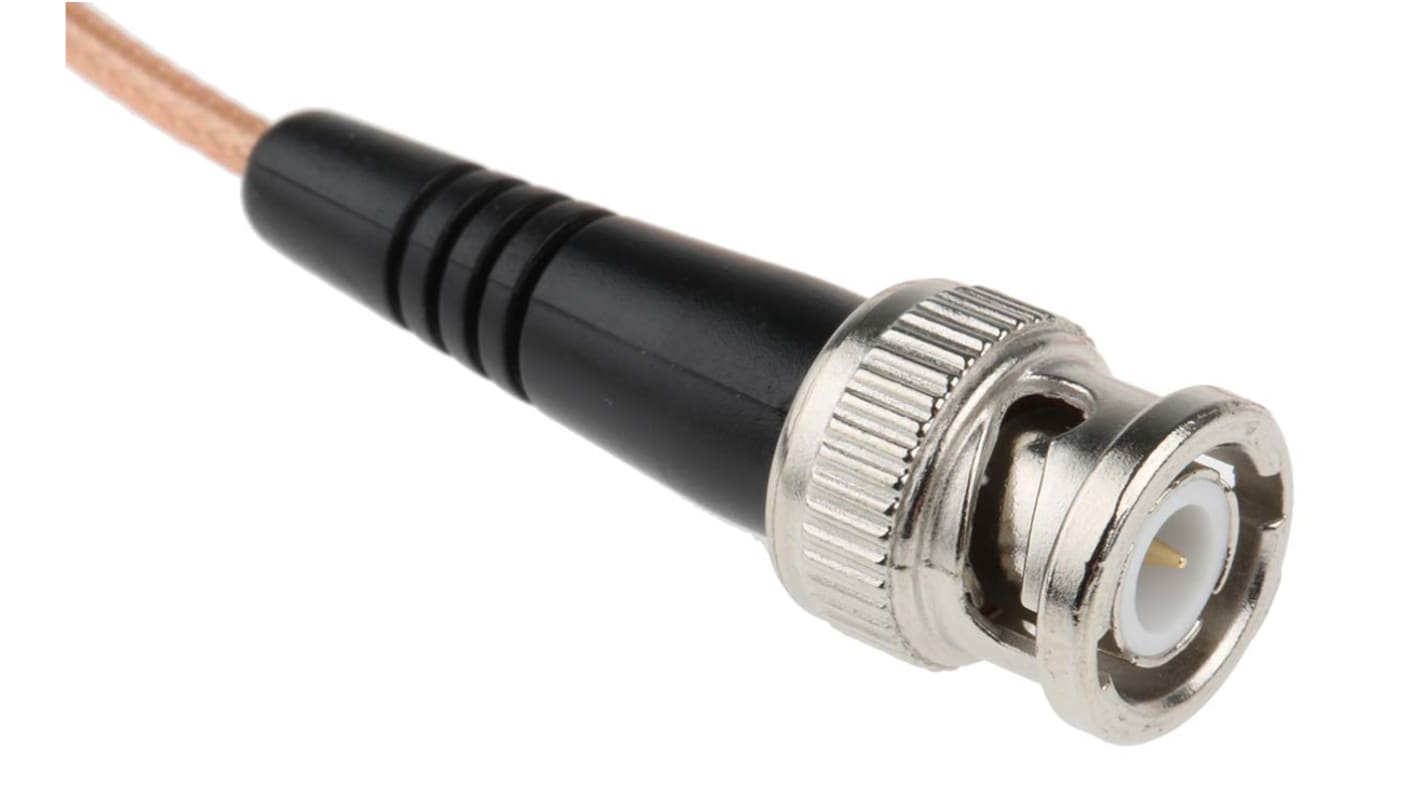 Cinch Connectors 415 Series Male SMA to Male BNC Coaxial Cable, 1.22m, RG316 Coaxial, Terminated