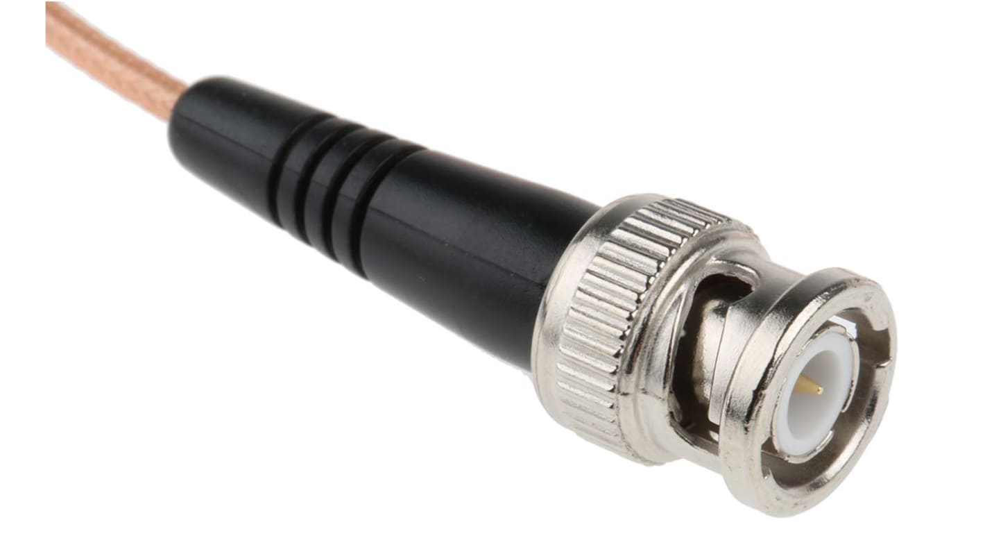 Cinch 415 Series Male SMA to Male BNC Coaxial Cable, 1.22m, RG316 Coaxial, Terminated