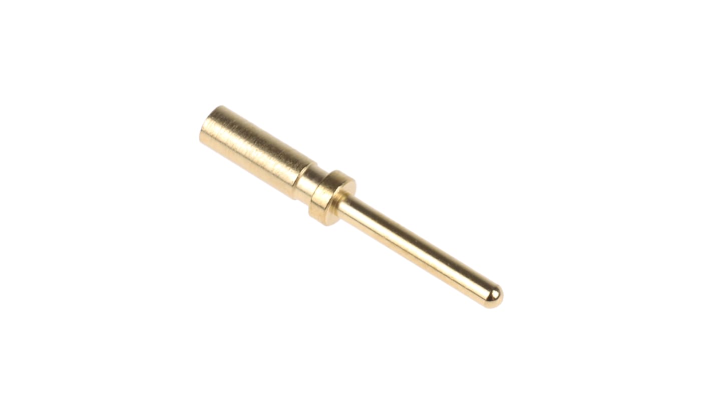 Cinch, Econo D Series, Male Crimp D-sub Connector Contact, Gold Flash over Nickel Pin, 24 → 20 AWG