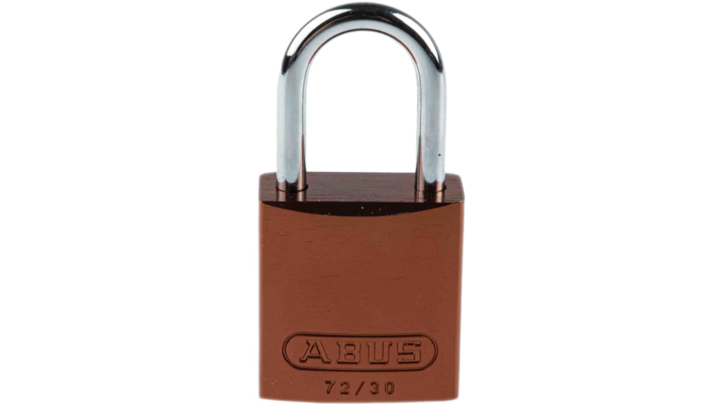 Lucchetto di sicurezza con chiave ABUS per uso interno ed esterno, in , anello da 4.4mm, L. 50mm, col Marrone