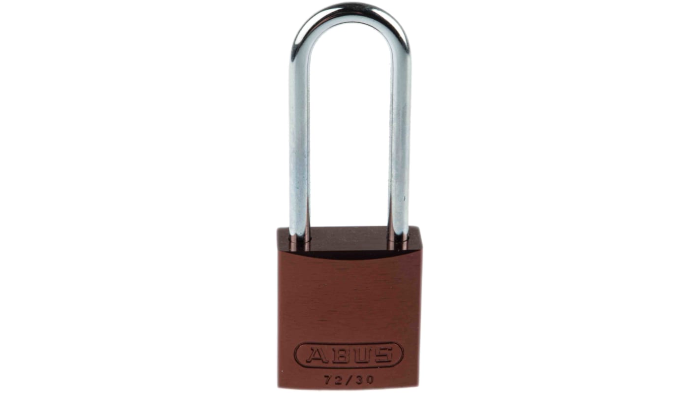 ABUS 72/30 Key Weatherproof Aluminium, Steel Safety Padlock, 4.4mm Shackle, 32.2mm Body