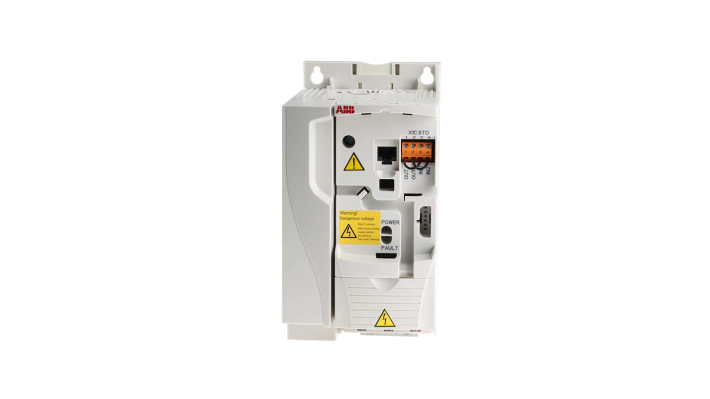 ABB インバータ ACS355, 230 V ac 2.2 kW ACS355-01E-09A8-2 ACモータ RS232、RS485