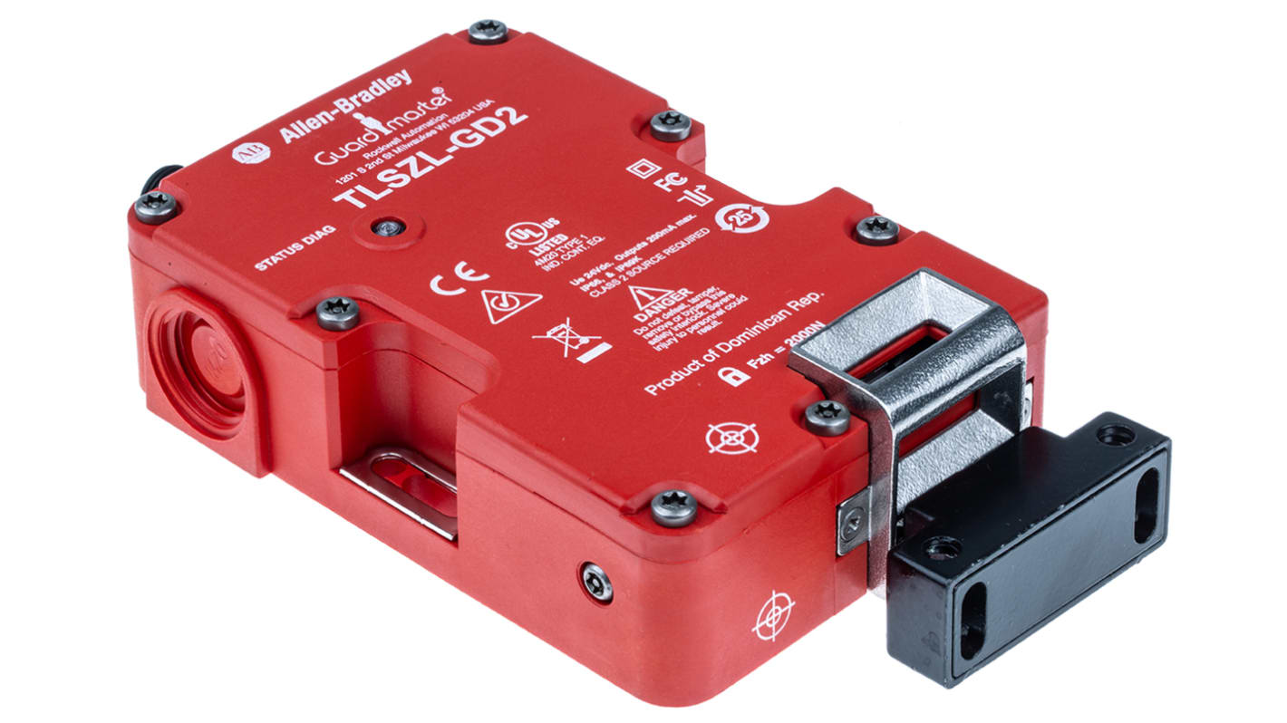 Allen Bradley Guardmaster 440G-TZ Magnet-Verriegelungsschalter, Verriegelt bei Spannung, 24V dc inkl.Betätiger, TLS-ZL