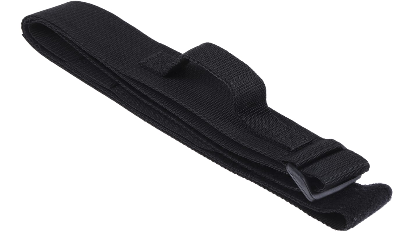 RS PRO Schlaufen Klettband, 50mm x 1.8m, Schwarz