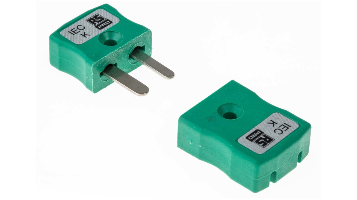 Connecteur RS PRO Mâle-femelle à utiliser avec Thermocouple de type K