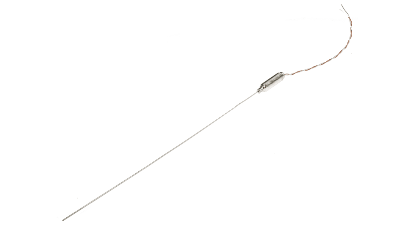 Thermocouple à isolation minérale RS PRO type T Ø 1mm, L 250mm, +400°C max à Raccord dénudé