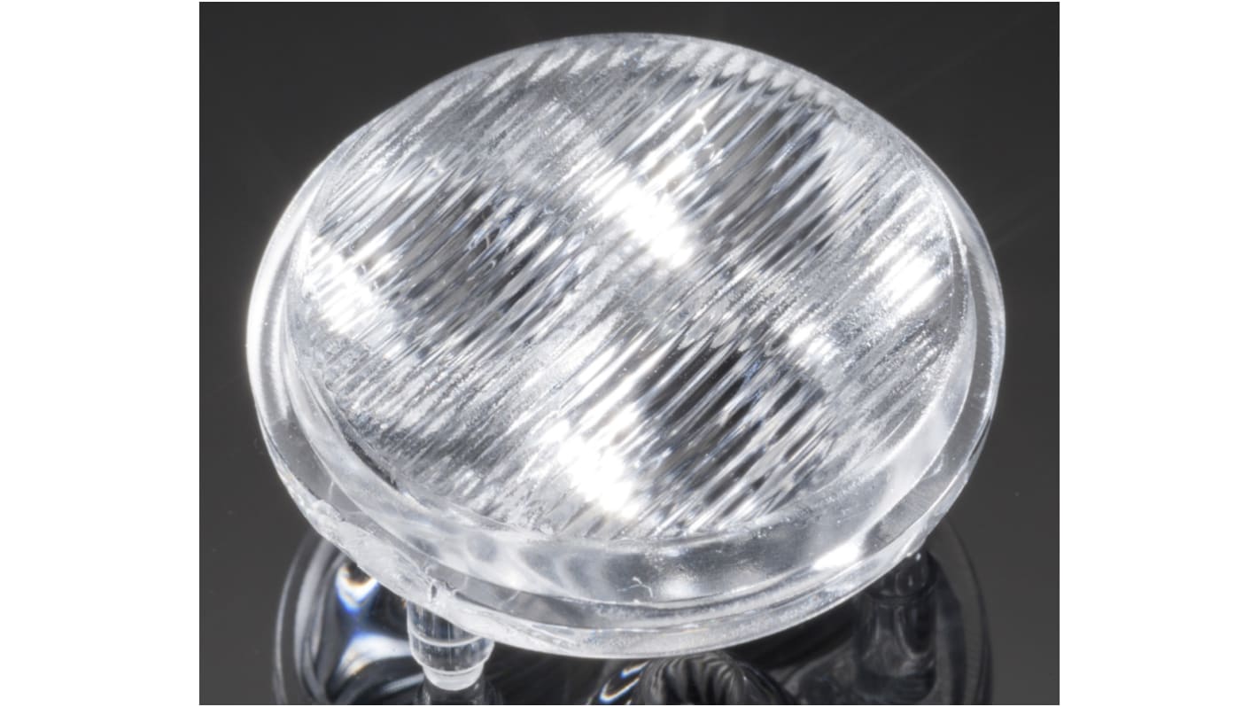 Lentille pour LED, Ledil, diamètre 21.8mm, à utiliser avec Cree XB-D, Cree XP-E, Cree XP-E2, Cree XP-G, LG H35B0, LG