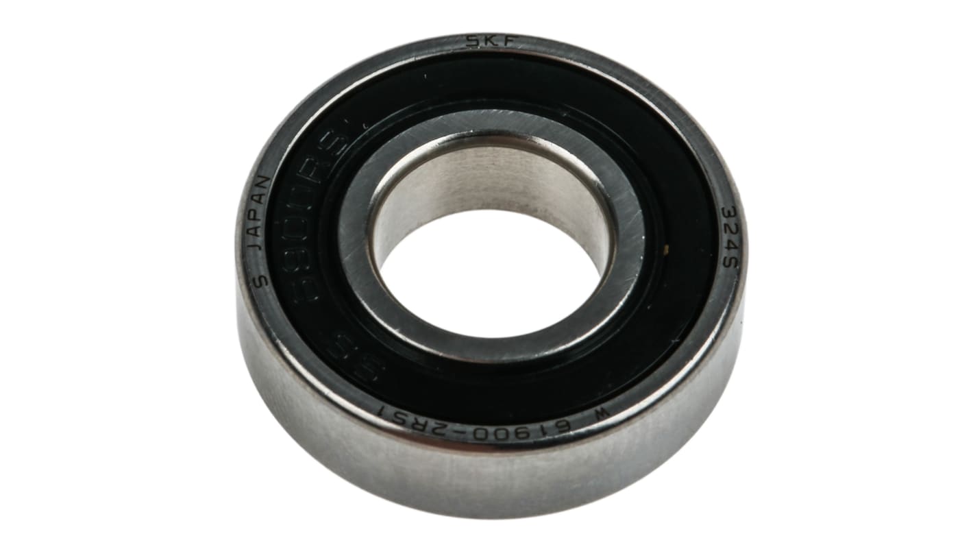 SKF W 61900-2RS1 Single Row Deep Groove Ball Bearing- Both Sides Sealed 10mm I.D, 22mm O.D