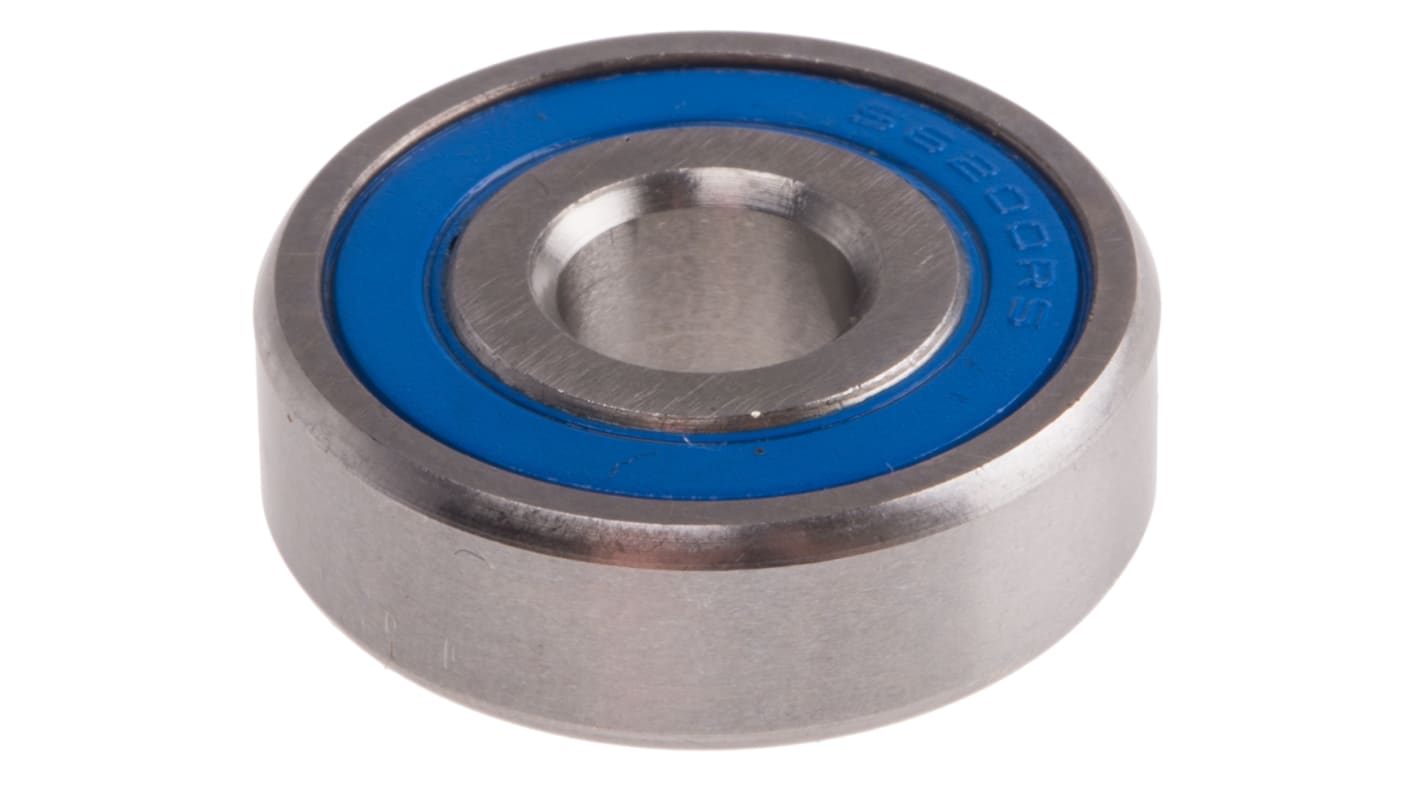 RS PRO SS6200-2RS Single Row Deep Groove Ball Bearing- Both Sides Sealed 10mm I.D, 30mm O.D