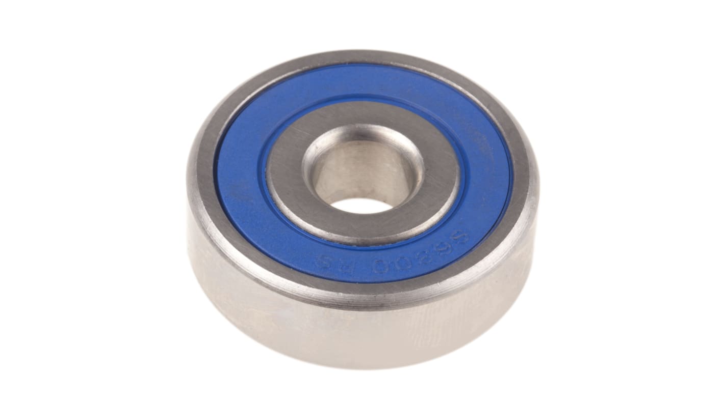 RS PRO SS6300-2RS Single Row Deep Groove Ball Bearing- Both Sides Sealed 10mm I.D, 35mm O.D