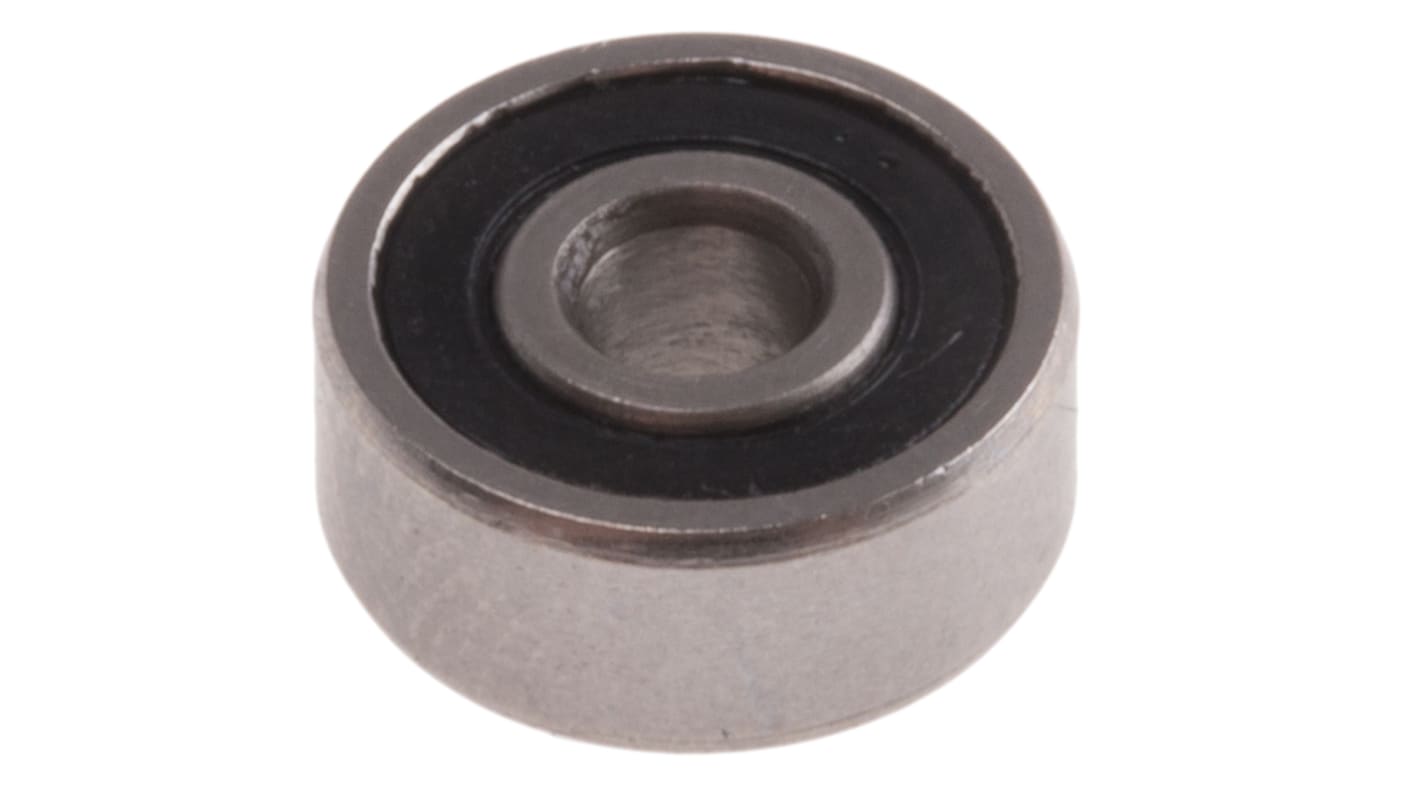 RS PRO SS623-2RS Single Row Deep Groove Ball Bearing- Both Sides Sealed 3mm I.D, 10mm O.D