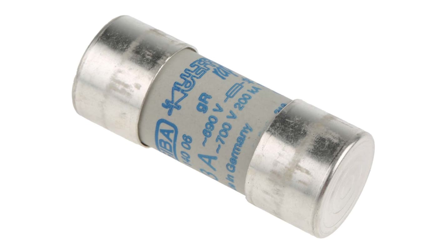 SIBA 63A Ceramic Cartridge Fuse, 22 x 58mm