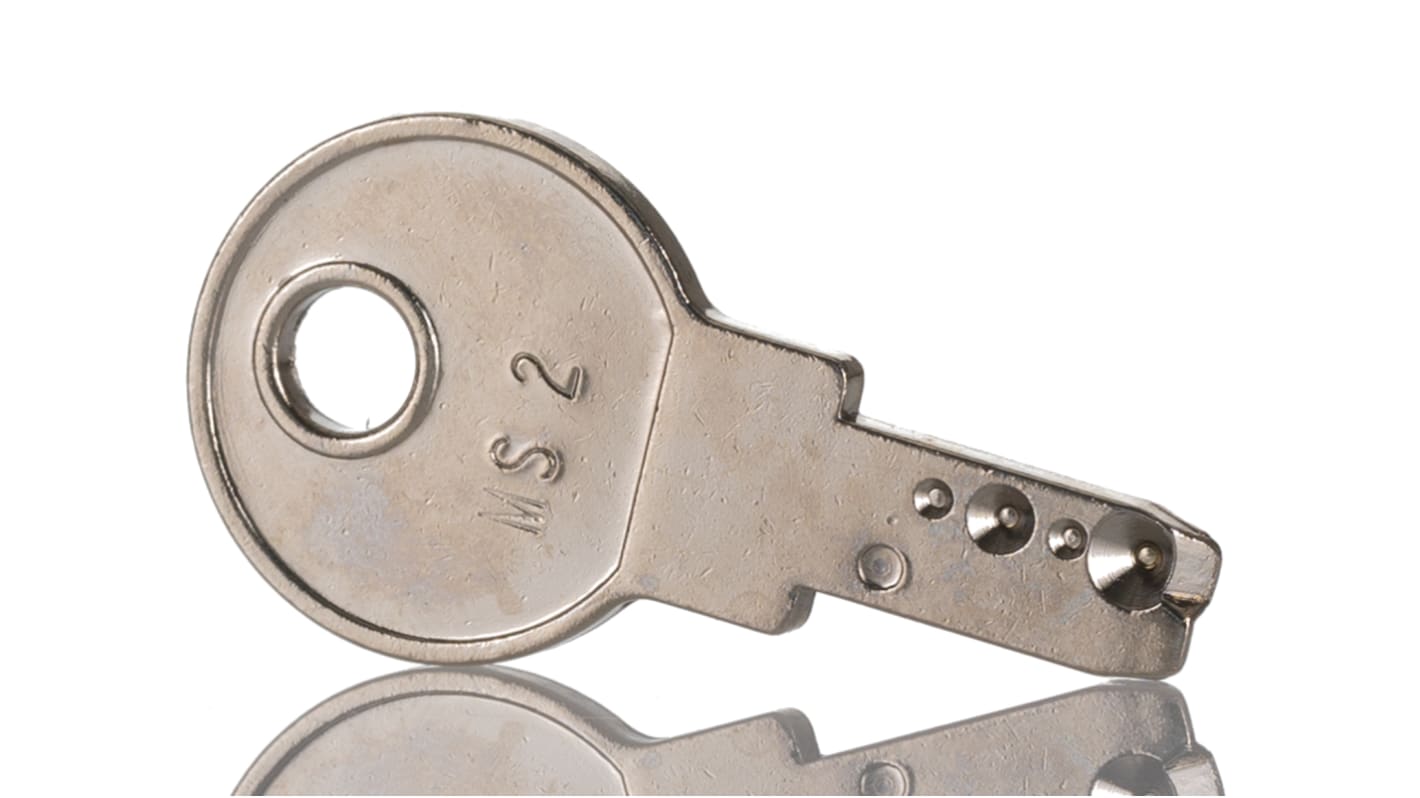 Chiave per interruttore a chiave, 111764 M22-ES-MS2, per uso con Pulsanti modulari 22,5 mm
