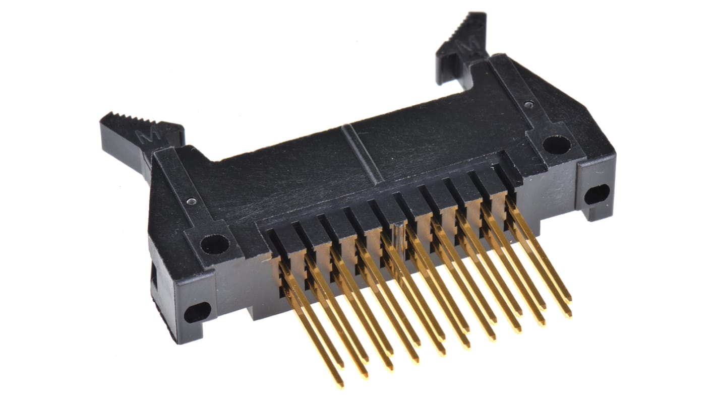 Hirose HIF3BA Series Straight Through Hole PCB Header, 20 Contact(s), 2.54mm Pitch, 2 Row(s), Shrouded