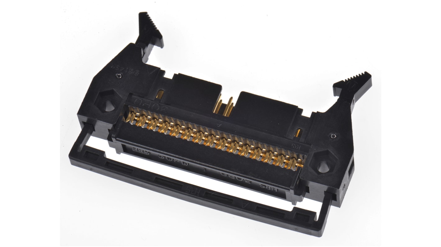 Hirose HIF3B IDC-Steckverbinder Stecker, gerade, 30-polig / 2-reihig, Raster 2.54mm
