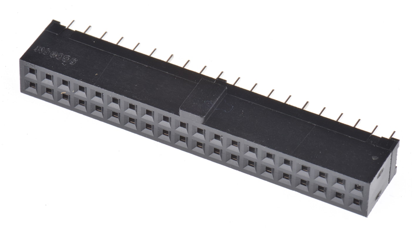 Hirose HIF3H Series Straight PCB Mount PCB Socket, 40-Contact, 2-Row, 2.54mm Pitch, Through Hole Termination