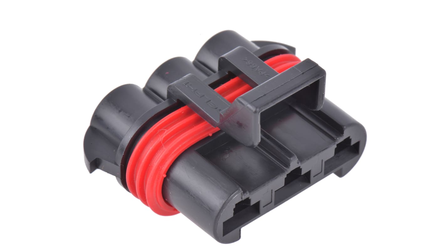 Delphi, Metri-Pack 630 Automotive Connector Socket 3 Way, Crimp Termination