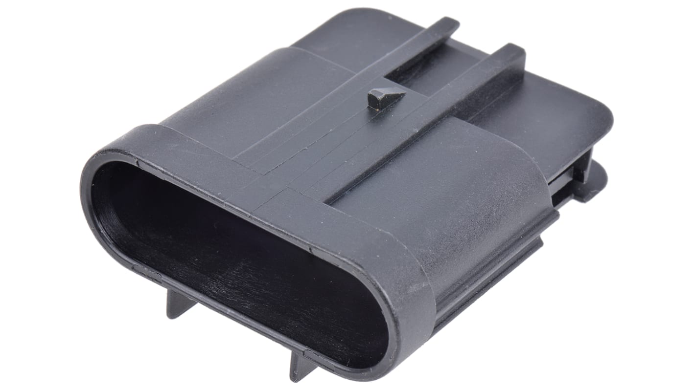 Delphi GT 150 Automotive, Kfz-Steckverbinder, Stecker, 6-polig, Schwarz, 15A