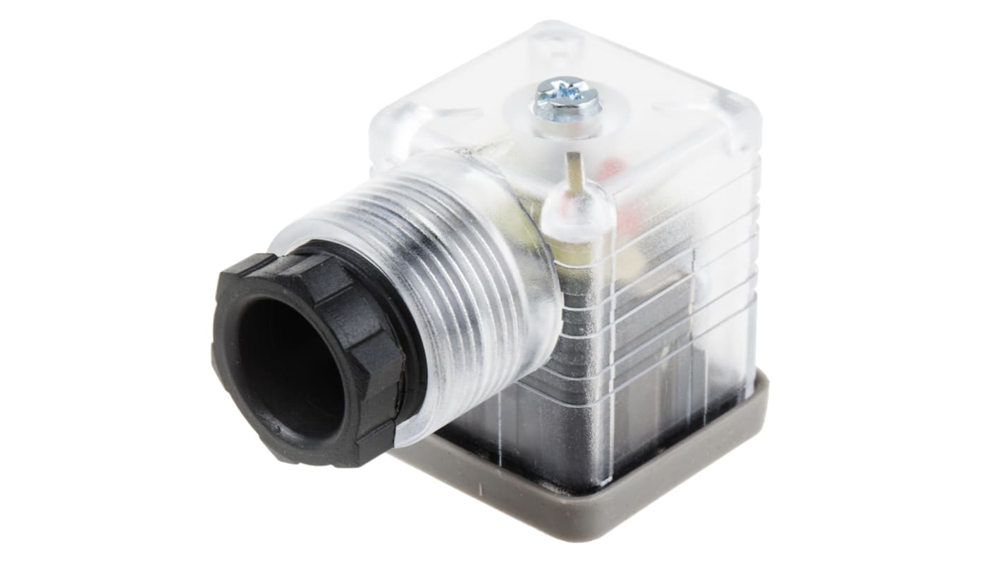 Connettore solenoide RS PRO DIN 43650 A, Femmina, 3P+E, 24 V c.a.