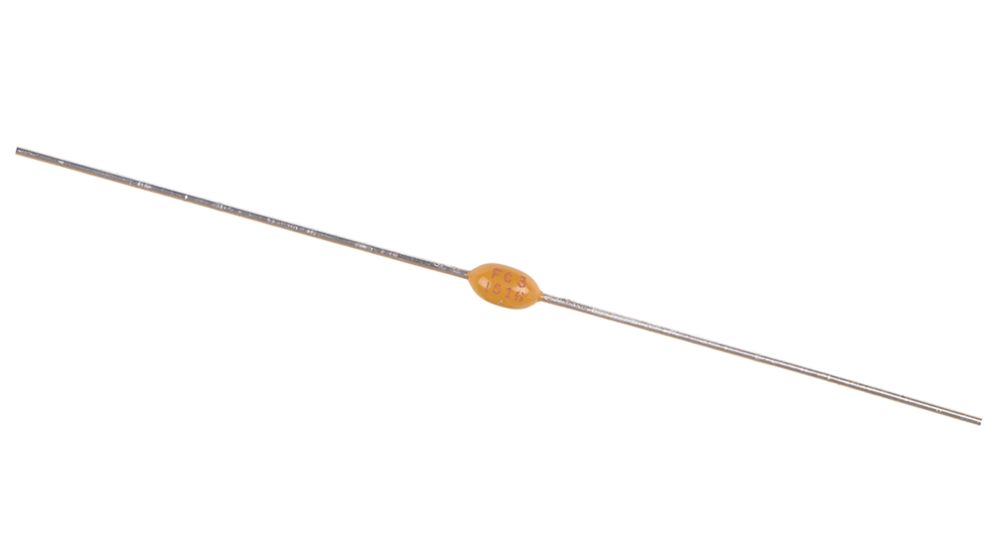 KEMET 330pF Multilayer Ceramic Capacitor MLCC, 100V dc V, ±5% , Axial