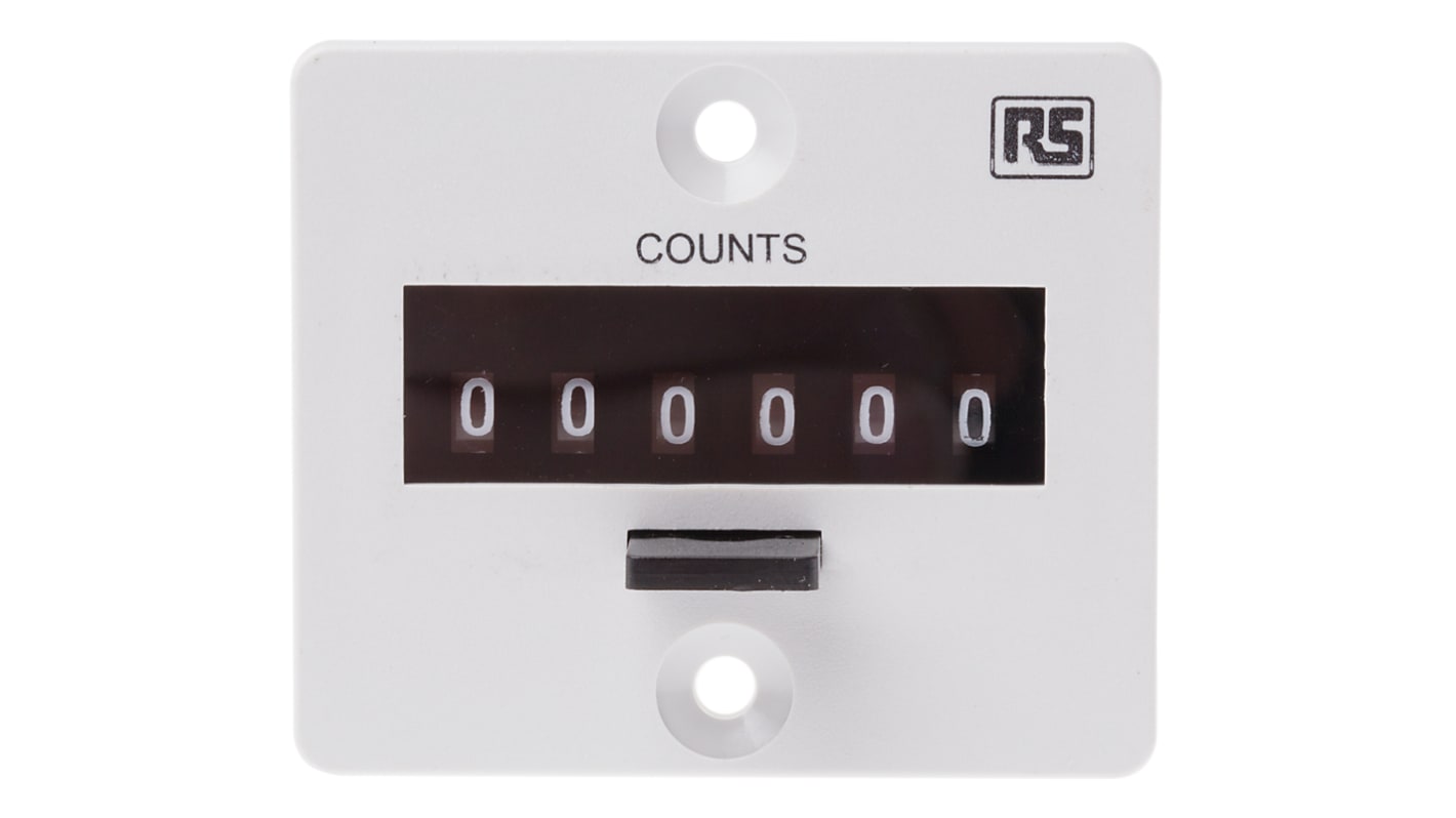 RS PRO Impulse Counter Counter, 6 Digit, 10Hz, 24 V dc