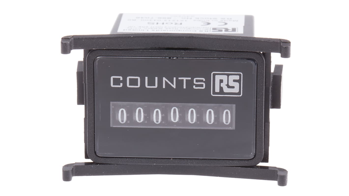 RS PRO Impulse Counter Counter, 7 Digit, 10Hz, 24 V dc