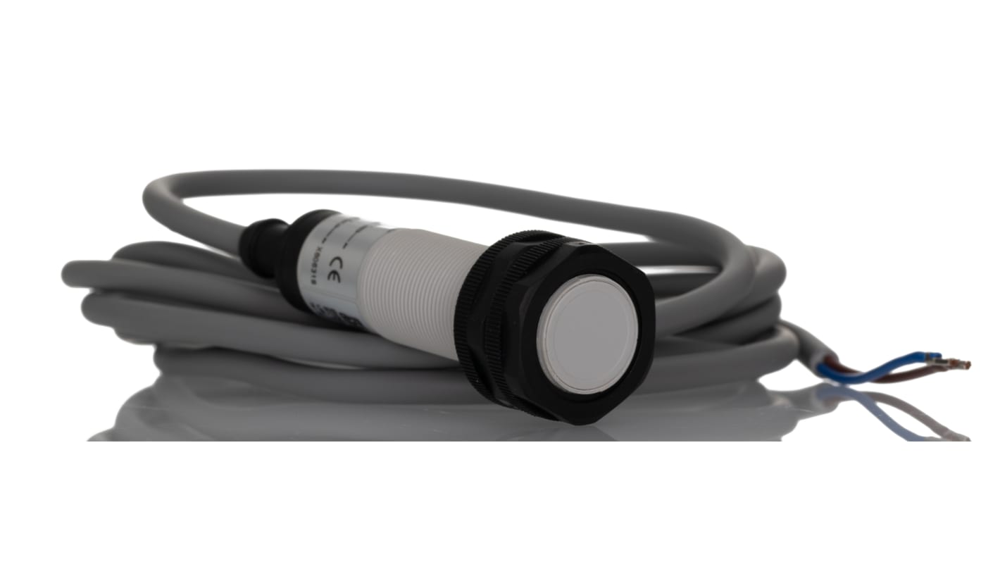 RS PRO Capacitive Barrel-Style Proximity Sensor, M18 x 1, 5 mm Detection, 20 → 250 V ac, IP67