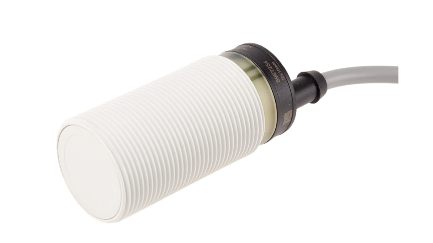 Sensor de proximidad RS PRO, M30 x 1.5, alcance 10 mm, salida NPN normalmente abierto, 10 → 30 V dc, IP67