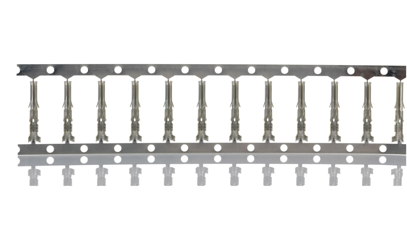 Molex STANDARD .062" Series Female Crimp Terminal, Crimp or Compression Termination, 24AWG Min, 18AWG Max