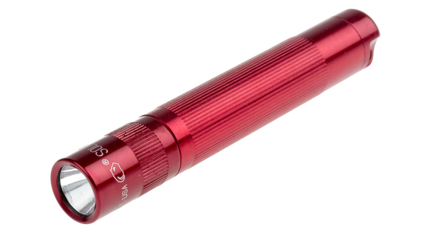 Mini lampe de poche Maglite LED non rechargeable, Rouge, 37 lm