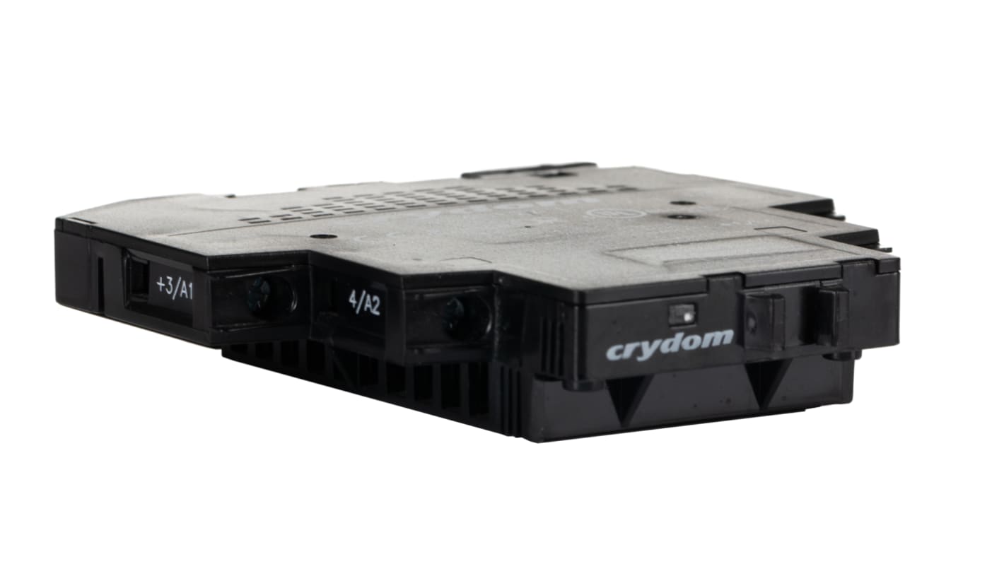 Sensata Crydom DR Series Solid State Relay, 12 A dc Load, DIN Rail Mount, 280 V ac Load, 32 V dc Control