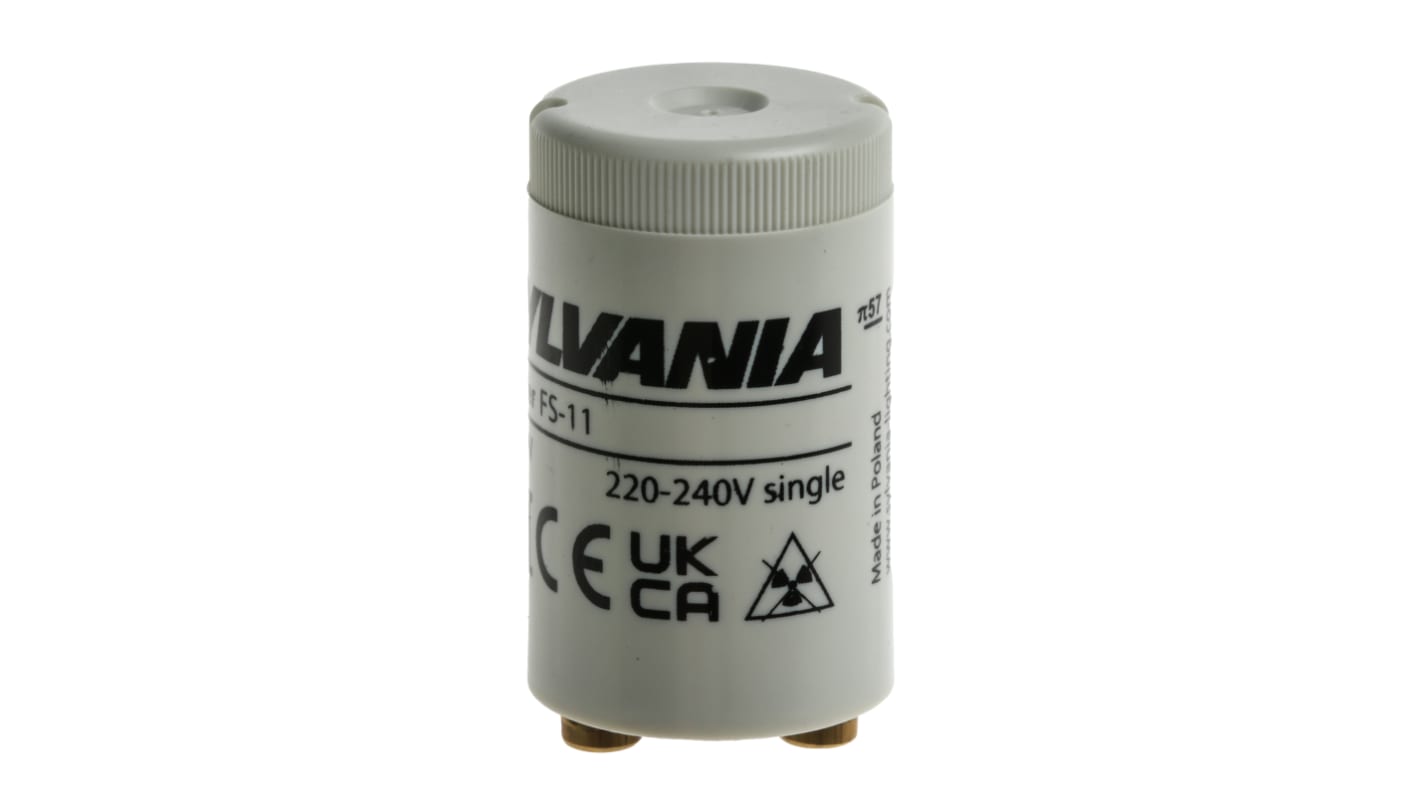 Sylvania 24442, Glimtænder Starter, 4 til 65 W., L: 48 mm ( Pakke med 5 stk. ), dia.: 36mm