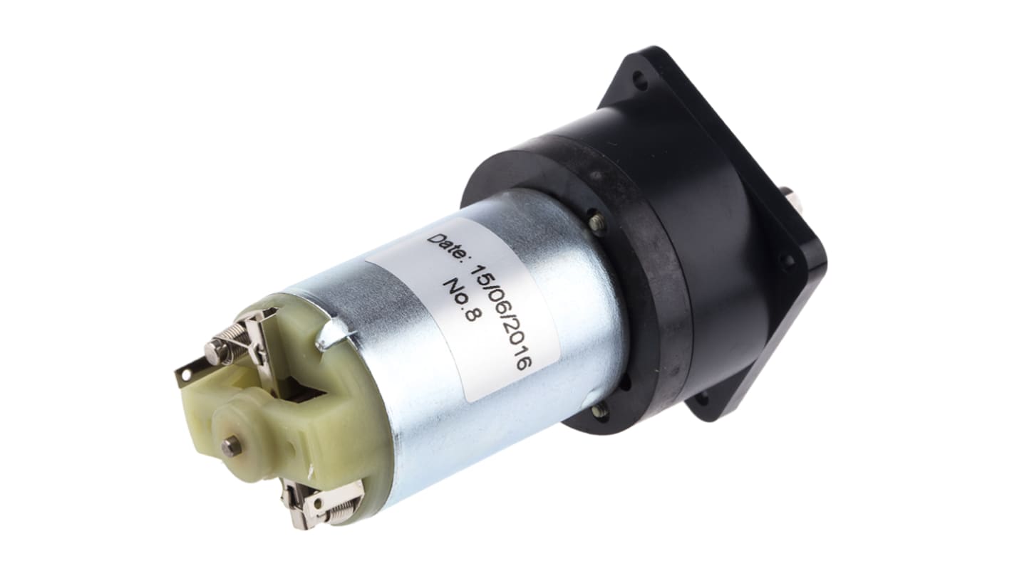 RS PRO Bürsten-Getriebemotor bis 70 mNm 18:1, 12 V dc, Wellen-Ø 6mm, 38mm x 71.2mm