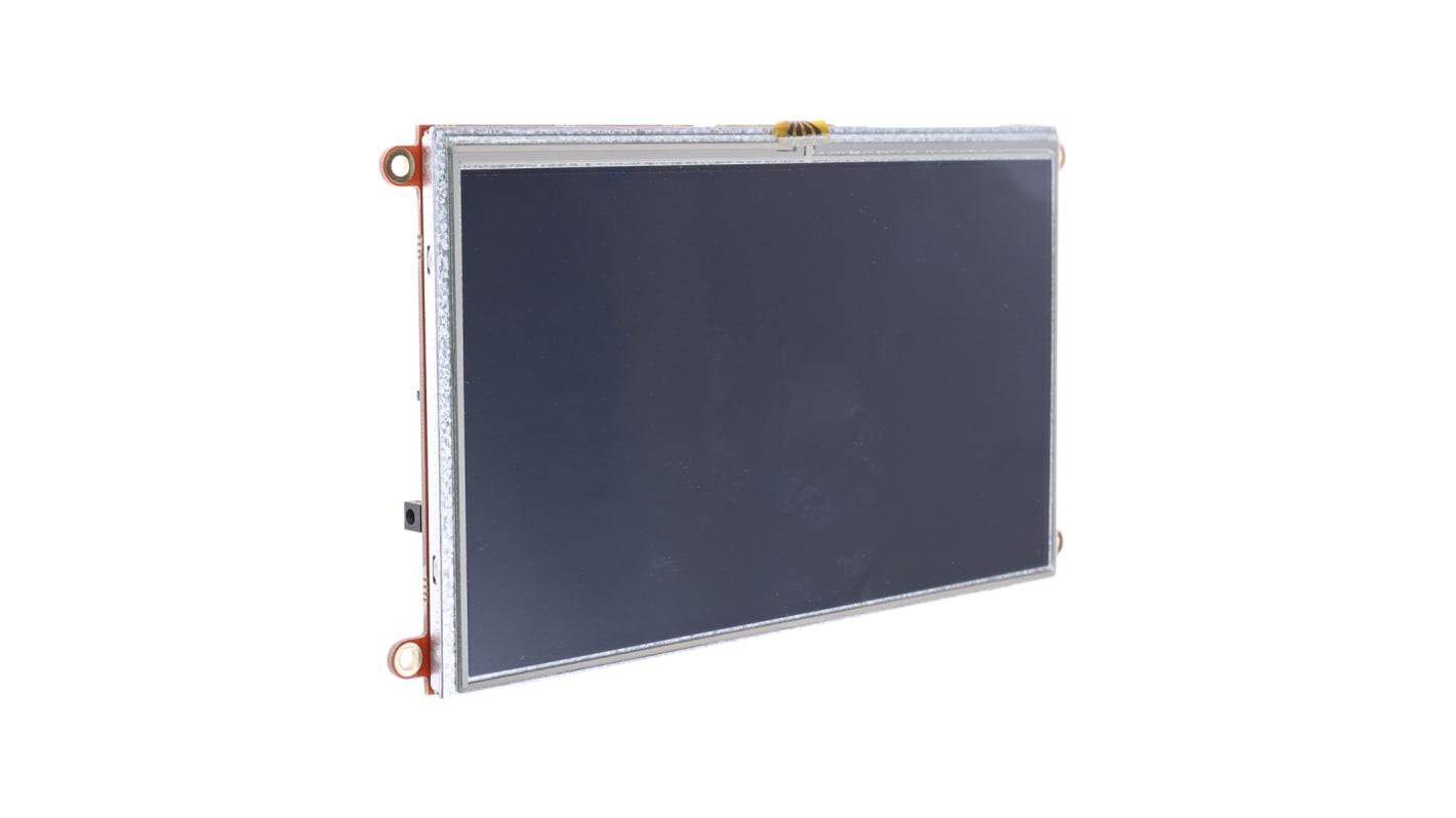 Display LCD color TFT táctil resistivo 4D Systems de 7plg, 800 x 480pixels, alim. 5,5 V, interfaz I2C, TTL