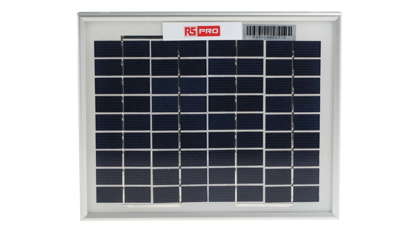 Panel solar, Policristalino, 5W, 22V, 30W