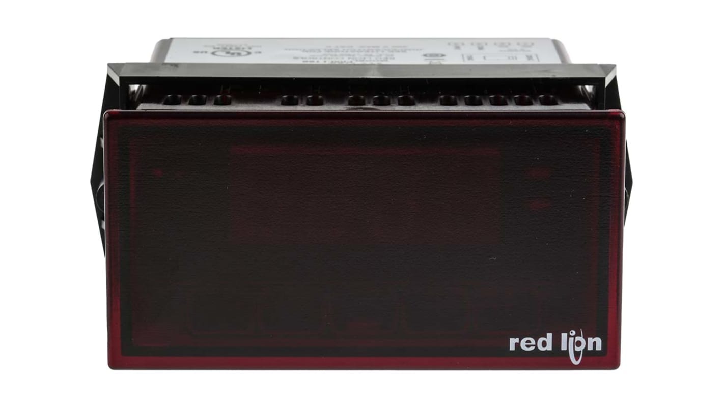 Red Lion PAXLI Digital Panel Ammeter AC, 44.5mm x 91.4mm, ±0.5 %