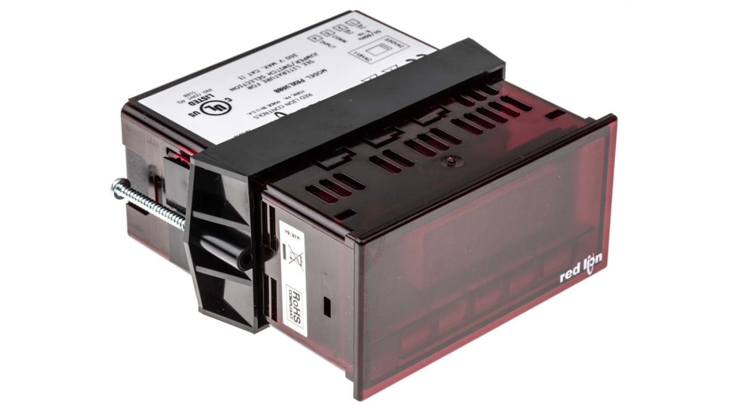 Red Lion Akkumulátor feszültségmérő, LED Csak számjegyek, 3.5-számjegyes, AC, 0°C → +60°C